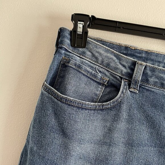 Lee Wmn 22M Pacific Blue MedWash High Rise Regular Fit Buton Fly Skinny Jean NWT - Picture 6 of 14